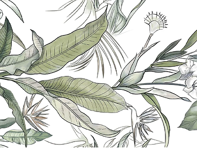现代其他瓷砖 植物花砖 地砖 墙砖 柔光砖 艺术砖