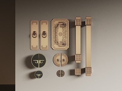 新中式中式拉手 中式拉手 柜门拉手