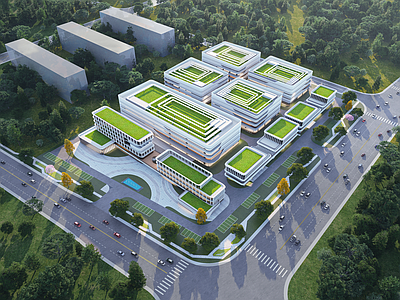 现代小公建 厂房产业园