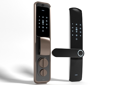 门锁 门锁 指纹锁 把手 拉手 门把手