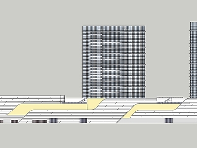现代其他商业建筑 现代商业综合体设