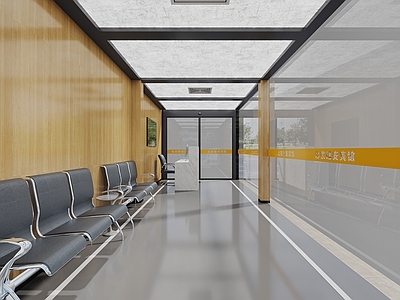 现代其他办公空间 现代 保安室 值班室