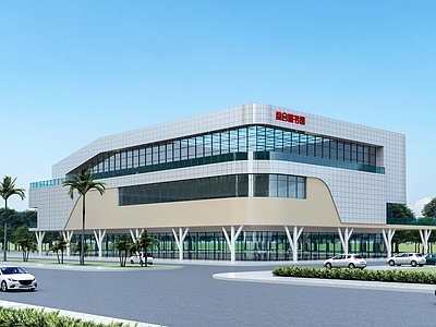 现代图书馆建筑 学校综合楼 文化馆 展览馆 运动综合楼