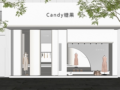 现代门头 婚纱店门头 婚纱店