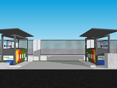其他公用器材 回收站 收集点 垃圾桶