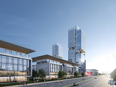 现代其他工业建筑 产业园