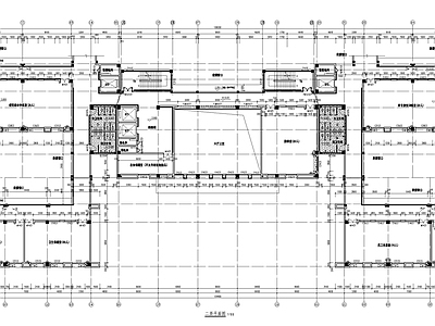 现代学校建筑 行政楼 康复楼 施工图