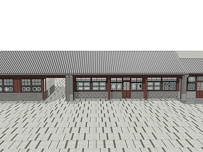 中式古建筑 中式民房 中式古建筑