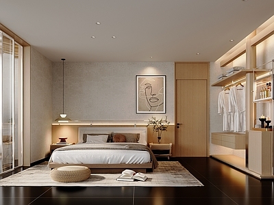 现代家居卧室 现代卧室