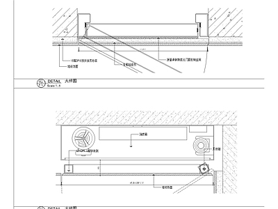 隐形门节点 消防栓暗门 管井门暗门湿贴 施工图