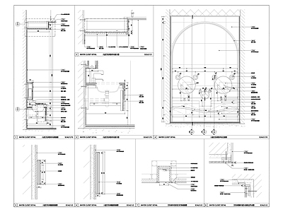 现代简约公共卫生间 儿童卫生间 商场卫生间 幼儿园卫生间 学校卫生间 卫生间洗手台 施工图