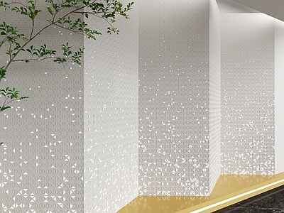 现代简约背景墙 渐变孔板背景墙 随机冲孔板 穿孔护墙板 发光冲孔板 镂空板