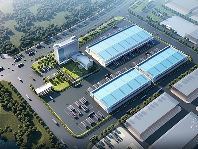 现代厂房 现代厂房 厂房 工业园 工业区