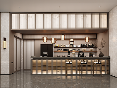 新中式中式其他酒店空间 吧台 咖啡吧 茶吧