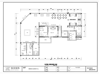 现代新中式售楼处 售楼处 地产 施工图