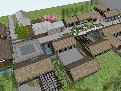 新中式侘寂其他公共建筑 新中式