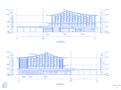 现代学校建筑 小学新建工程 教学楼 体育馆 地下室 施工图