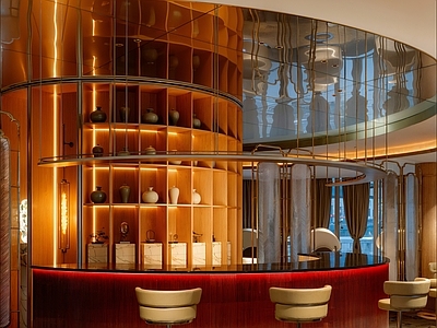 现代轻奢茶餐厅 写实类餐厅