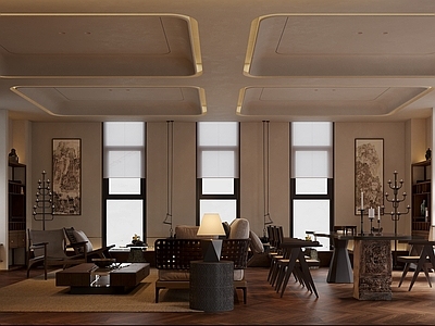 中古酒店 酒店休息区 酒店大厅