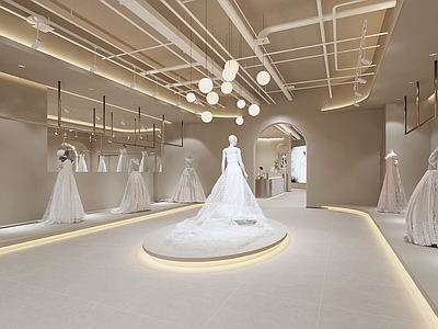 现代侘寂婚纱摄影 奶油风婚纱店