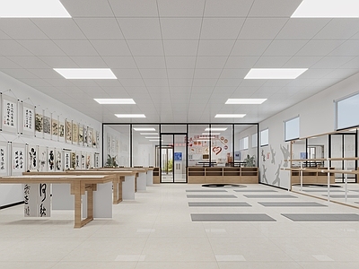 现代其他办公空间 社区服务站