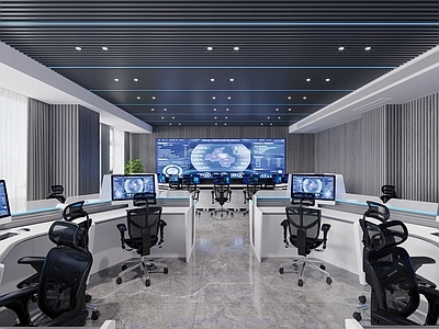 现代工业报告厅 监控室