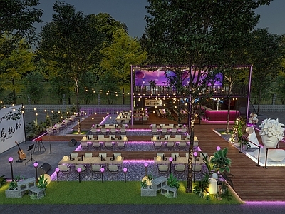 工业现代酒吧 露营风酒吧 集装箱酒吧 室外酒吧