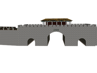 中式其他商业建筑 古城墙 城墙 门楼
