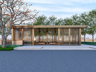 新中式中式其他景观小建筑 景观亭 户外会客厅