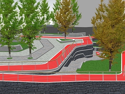 现代口袋公园 街区公园 景观公园 口袋公园