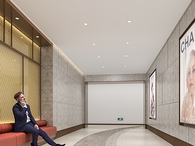 现代商场 商场走道