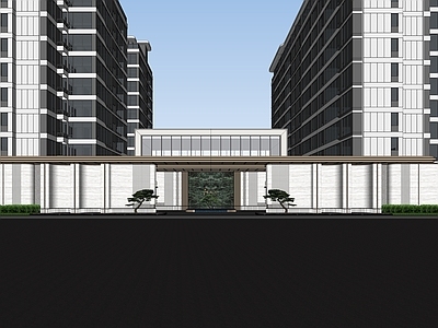 现代社区服务中心 海派 浅色系 PB3