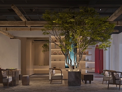 现代新中式茶餐厅 茶餐厅