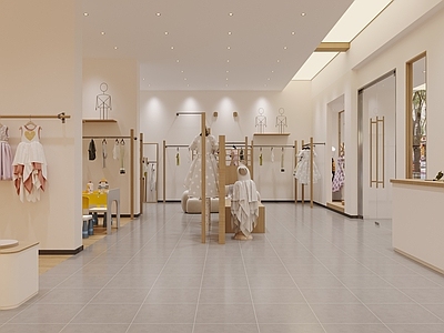原木其他商业空间 童装店