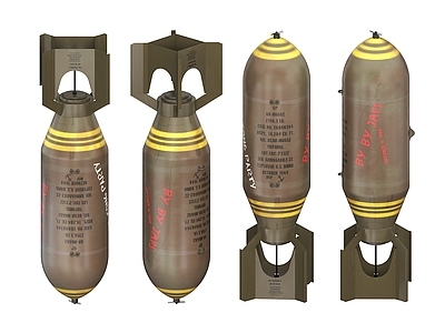 军事器材 导弹 炮弹 鱼雷 钻地弹 钻地炸弹 航空炸弹 反舰导弹