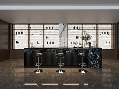 现代意式酒馆 酒吧前台