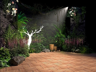 现代直播间 现代直播间 绿植直播间 舞蹈室