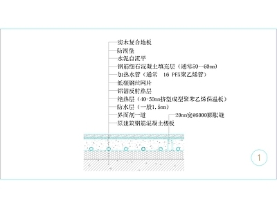木地板 硬实木复合地板 施工图