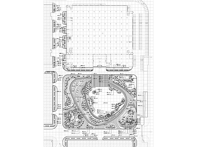产业园景观 产业园景观绿化 施工图