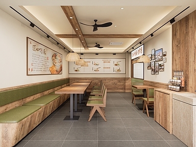 现代面馆 餐饮店 面馆