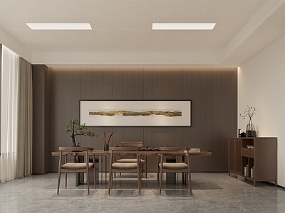 新中式茶水间 茶室