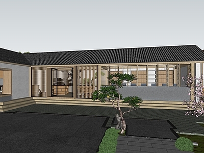 现代乡村民房 农村自建房