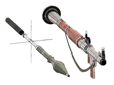 军事器材 火箭筒 RPG 火箭炮 肩扛式火箭筒 反坦克火箭炮