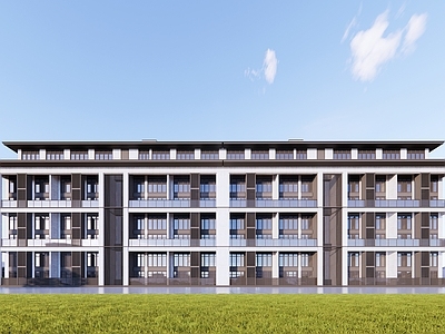 现代新中式其他商业建筑 公寓 多层住宅 商业楼