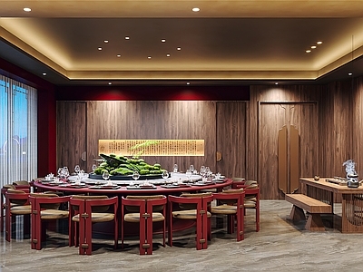 新中式茶餐厅 宋氏包间 中式包厢 餐饮包间