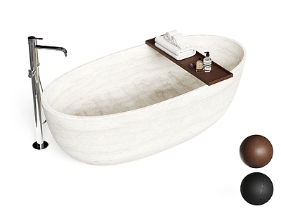 浴缸 现代浴缸 圆形浴缸