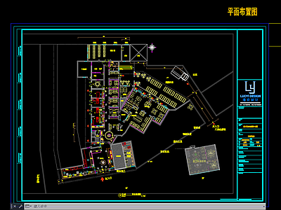 现代工业快餐店 安徽胡大姐美食城 赛博朋克风格空间 工装 施工图