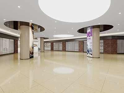 现代商场 商场 过道