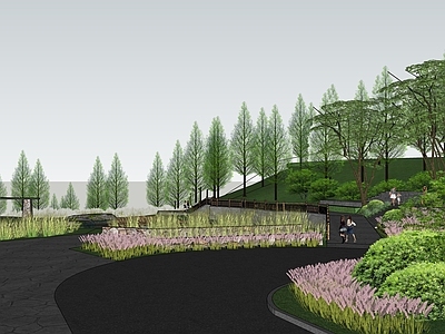 现代山 山体公园 自然野趣