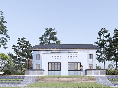 现代乡村民房 乡村民房
